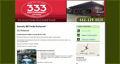 Desktop Screenshot of 333restaurant.com